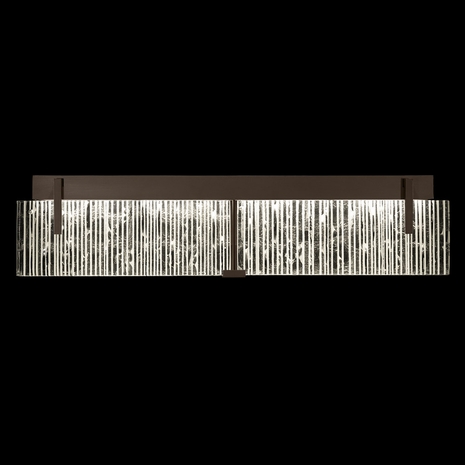 913450-45 Fine Art Lighting Terra 29"W Bath Bar with Bronze/Rake Clear Finish