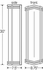 9135L30 Ultralights Lighting Classics 30-Inch Wall Sconce