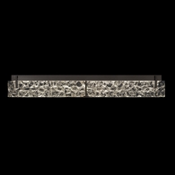 913950-11 Fine Art Lighting Terra 48"W Bath Bar with Black/Clear Glass Finish