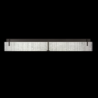 913950-15 Fine Art Lighting Terra 48"W Bath Bar with Black/Rake Clear Finish