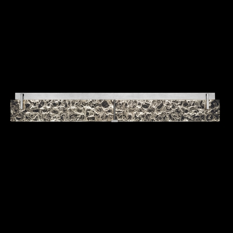 913950-21 Fine Art Lighting Terra 48"W Bath Bar with Silver/Clear Glass Finish