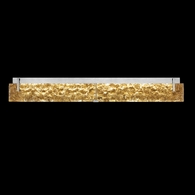 913950-22 Fine Art Lighting Terra 48"W Bath Bar with Silver/Gold Leaf Glass Finish