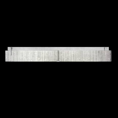 913950-25 Fine Art Lighting Terra 48"W Bath Bar with Silver/Rake Clear Finish