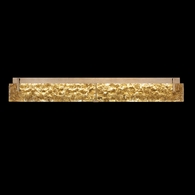 913950-32 Fine Art Lighting Terra 48"W Bath Bar with Gold/Gold Leaf Glass Finish