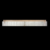 913950-35 Fine Art Lighting Terra 48"W Bath Bar with Gold/Rake Clear Finish