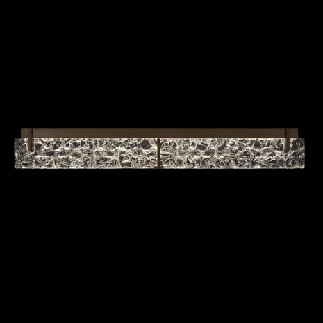 913950-41 Fine Art Lighting Terra 48"W Bath Bar with Bronze/Clear Glass Finish