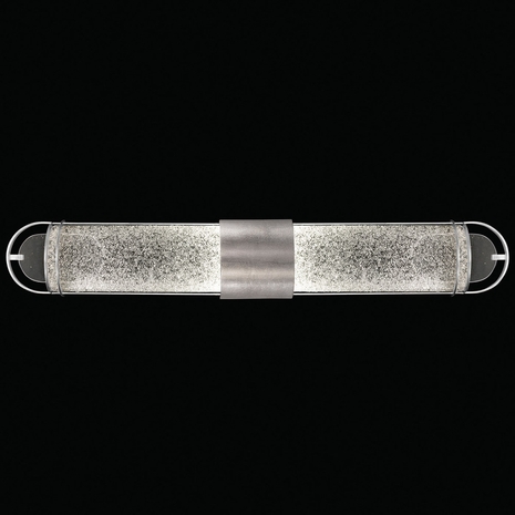 915050-41 Fine Art Lighting Bond 35"W Bath Bar with Silver/Diamond Blanket Finish