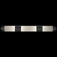 915950-11ST Fine Art Lighting Bond 48"W Bath Bar with Black & Silver/Diamond Blanket Finish