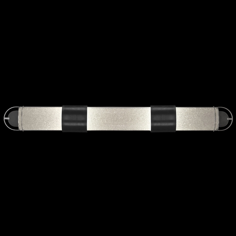 915950-11 Fine Art Lighting Bond 48"W Bath Bar with Black & Silver/Diamond Blanket Finish