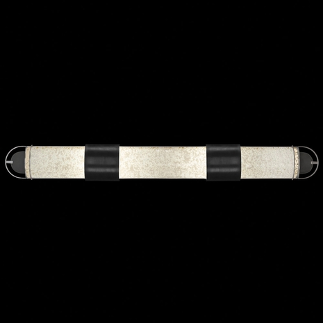 915950-12 Fine Art Lighting Bond 48"W Bath Bar with Black & Silver/Bahama Sand Finish