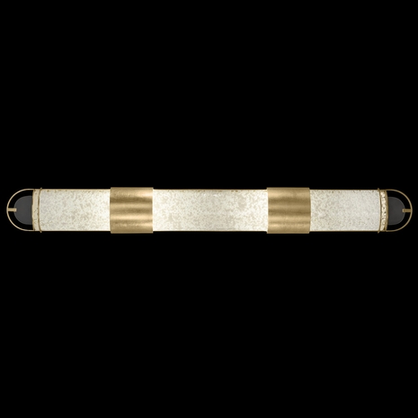 915950-32 Fine Art Lighting Bond 48"W Bath Bar with Gold/Bahama Sand Finish