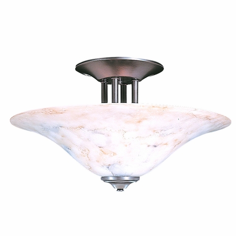 9161 Framburg Lighting Black Forest Large Semi-Flush Lighting Ceiling Light
