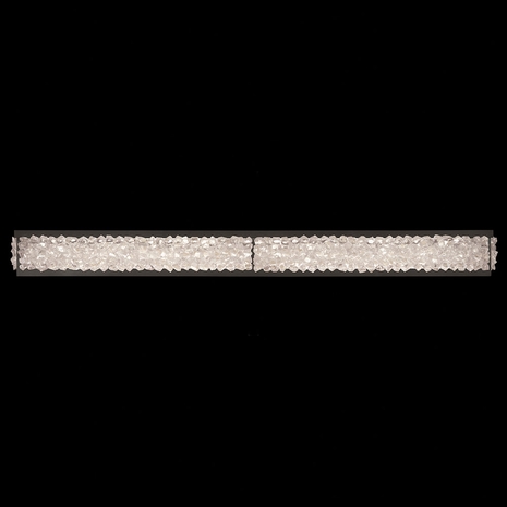 916150-2 Fine Art Lighting Arctic Halo 50"W Bath Bar with Black Finish