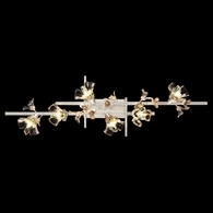 916450-1ST Fine Art Lighting Azu 47"W Bath Bar with Silver Leaf Finish