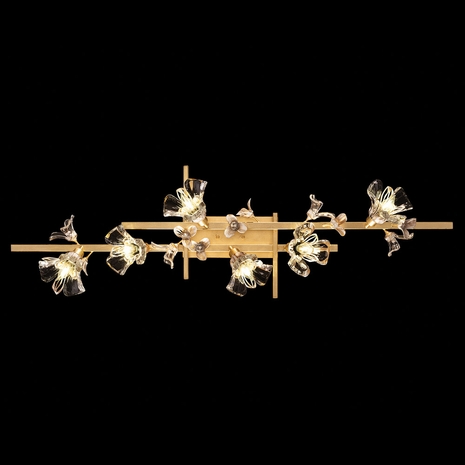 916450-2ST Fine Art Lighting Azu 47"W Bath Bar with Gold Leaf Finish