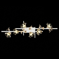 916450-3ST Fine Art Lighting Azu 47"W Bath Bar with White Gesso Finish