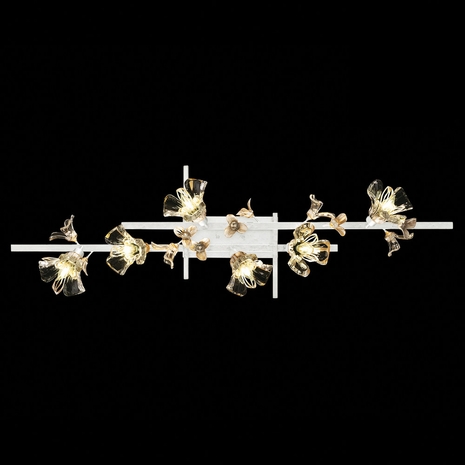 916450-3ST Fine Art Lighting Azu 47"W Bath Bar with White Gesso Finish