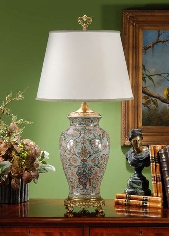 9188 Wildwood Lamps Swirly Vase Lamp