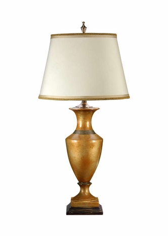 9199 Wildwood Lamps Majestic Urn Lamp with Hand Colored Porcelain