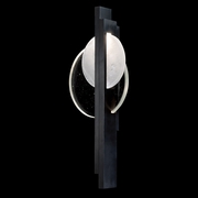 920550-1 Fine Art Lighting Selene 26"H LSF Sconce with Black/Clear & White Glass Finish