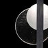 920550-1 Fine Art Lighting Selene 26"H LSF Sconce with Black/Clear & White Glass Finish