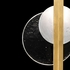 920550-3 Fine Art Lighting Selene 26"H LSF Sconce with Gold/Clear & White Glass Finish