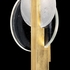 920550-3 Fine Art Lighting Selene 26"H LSF Sconce with Gold/Clear & White Glass Finish