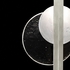 920550-4 Fine Art Lighting Selene 26"H LSF Sconce with Silver/Clear & White Glass Finish