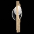 920550-5 Fine Art Lighting Selene 26"H LSF Sconce with Soft Gold/Clear & White Glass Finish