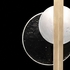920550-5 Fine Art Lighting Selene 26"H LSF Sconce with Soft Gold/Clear & White Glass Finish