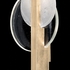 920550-5 Fine Art Lighting Selene 26"H LSF Sconce with Soft Gold/Clear & White Glass Finish