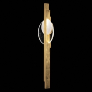 920650-3 Fine Art Lighting Selene 44"H LSF Sconce with Gold/Clear & White Glass Finish