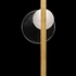 920650-3 Fine Art Lighting Selene 44"H LSF Sconce with Gold/Clear & White Glass Finish