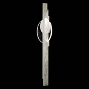 920650-4 Fine Art Lighting Selene 44"H LSF Sconce with Silver/Clear & White Glass Finish