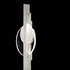 920650-4 Fine Art Lighting Selene 44"H LSF Sconce with Silver/Clear & White Glass Finish