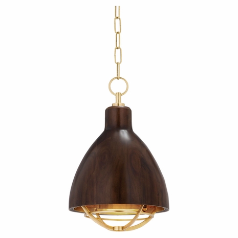 9212 Hudson Valley Sands Point 1 Light Dark Tram Pendant