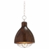 9212 Hudson Valley Sands Point 1 Light Dark Tram Pendant