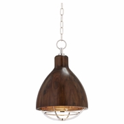 9212 Hudson Valley Sands Point 1 Light Dark Tram Pendant