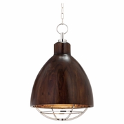 9216 Hudson Valley Sands Point 1 Light Dark Tram Pendant