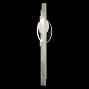 921750-4 Fine Art Lighting Selene 44"H RSF Sconce with Silver/Clear & White Glass Finish