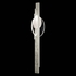 921750-4 Fine Art Lighting Selene 44"H RSF Sconce with Silver/Clear & White Glass Finish