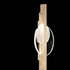 921750-5 Fine Art Lighting Selene 44"H RSF Sconce with Soft Gold/Clear & White Glass Finish