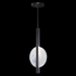 922140-1 Fine Art Lighting Selene 11"W Pendant with Black/White Glass Finish