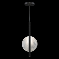 922140-1 Fine Art Lighting Selene 11"W Pendant with Black/White Glass Finish