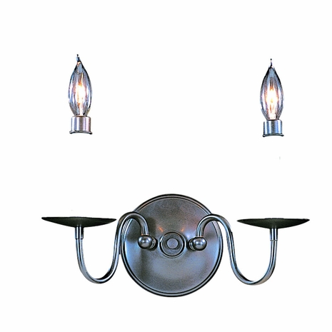 F-9222 Framburg 2-Light Mahogany Bronze Jamestown Sconce