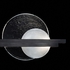 922350-1 Fine Art Lighting Selene 12.75"H LSF Sconce with Black/Clear & White Glass Finish
