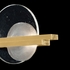 922350-3 Fine Art Lighting Selene 12.75"H LSF Sconce with Gold/Clear & White Glass Finish