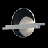 922350-4 Fine Art Lighting Selene 12.75"H LSF Sconce with Silver/Clear & White Glass Finish