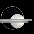 922350-4 Fine Art Lighting Selene 12.75"H LSF Sconce with Silver/Clear & White Glass Finish