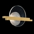 922450-3 Fine Art Lighting Selene 12.75"H RSF Sconce with Gold/Clear & White Glass Finish